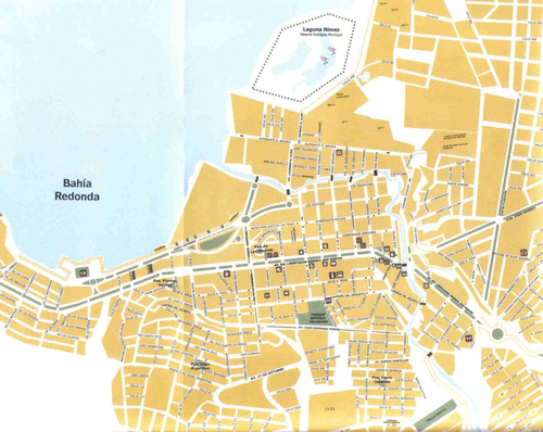 Mapa de El Calafate, Argentina