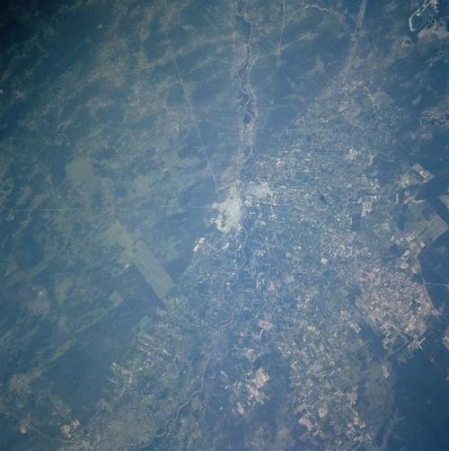 Imagen satelital de la ciudad de Santiago del Estero, Argentina