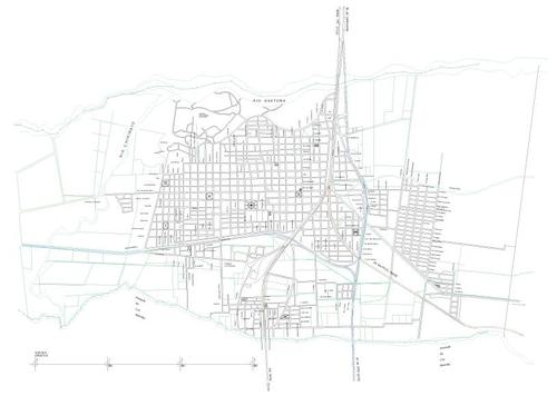 Mapa de la Ciudad de Concepción, Prov. Tucumán, Argentina
