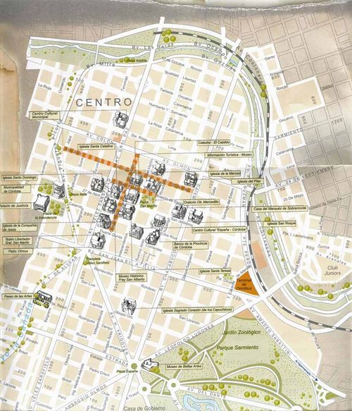 Centro de la Ciudad de Córdoba, Argentina