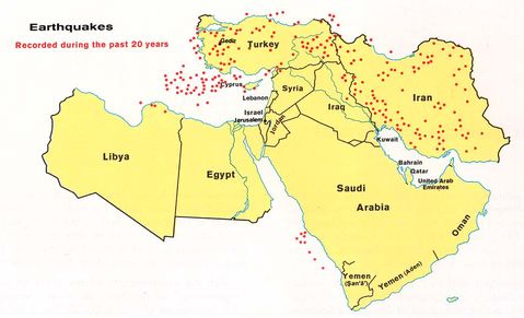 Middle East Earthquakes 