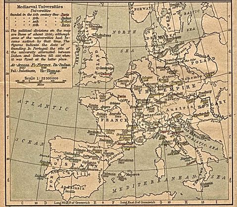 Universidades Medievales en Europa