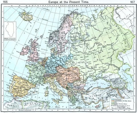 Europa en 1911