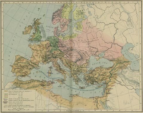 Development of Christianity in Europe 590 to 1300