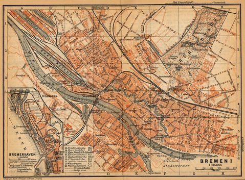 Bremen and Bremerhaven 1910