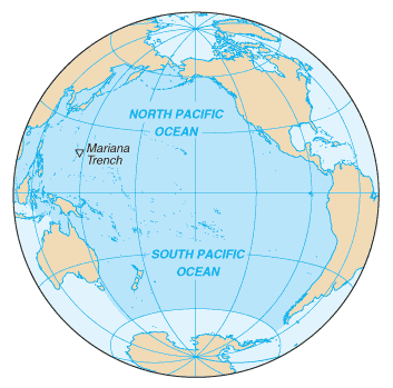 Pacific Ocean Map