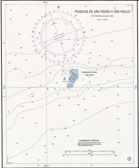 Nautical Chart of the Saint Peter and Saint Paul Archipelago
