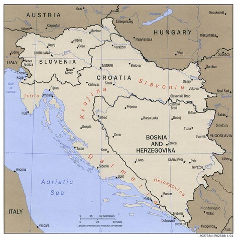 ***Eslovenia, Croacia, Bosnia y Herzegovina 2001