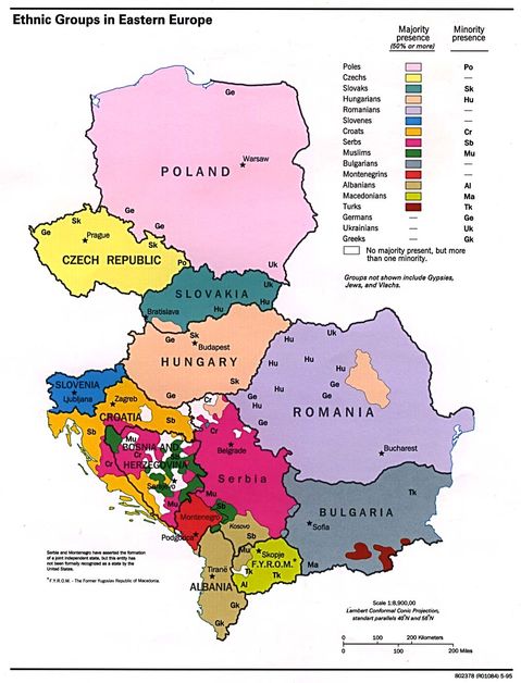 Ethnic groups in Eastern Europe 