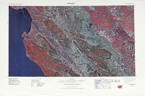 Región alrededor de Monterey en Estados Unidos