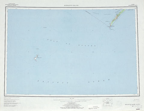Región alrededor de Middleton Island en Estados Unidos