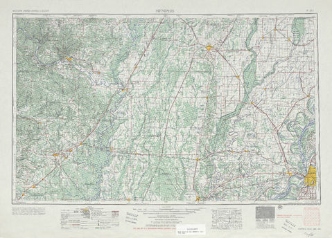 Región alrededor de Memphis en Estados Unidos