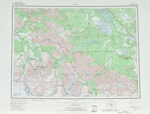Región alrededor de Nabesna en Estados Unidos