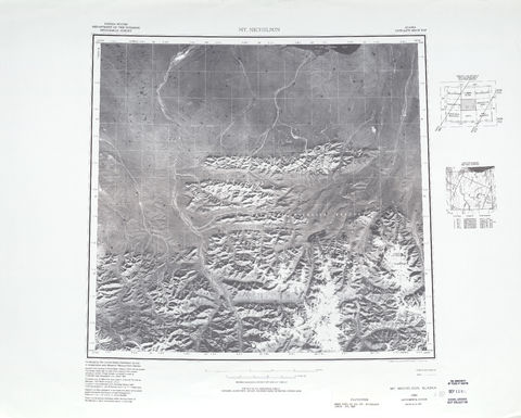 Región alrededor de Mt. Michelson en Estados Unidos