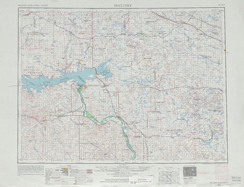 Región alrededor de Mcclusky en Estados Unidos