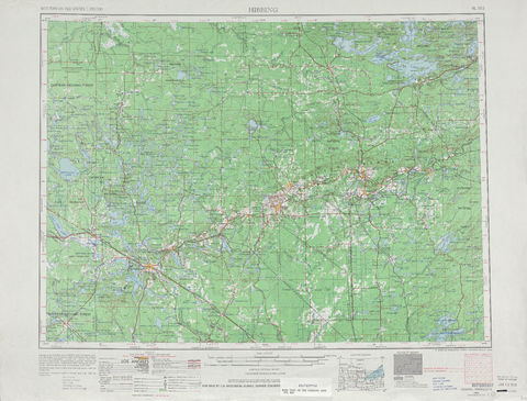 Area around Hibbing in the United States