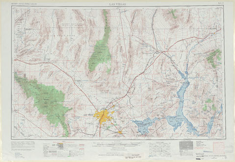 Area around Las Vegas in the United States