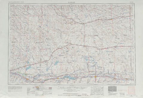Región alrededor de Lamar en Estados Unidos