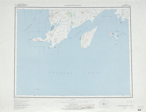 Región alrededor de Hagemaster Island en Estados Unidos