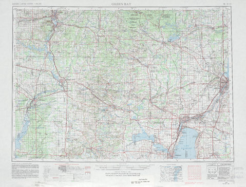 Area around Green Bay in the United States