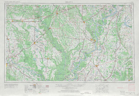 Area around Helena in the United States