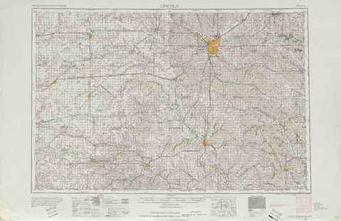 Región alrededor de Lincoln en Estados Unidos