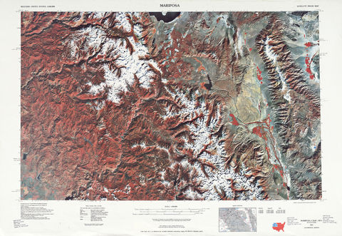 Area around Mariposa in the United States
