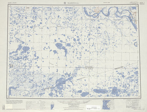 Area around Marshall in the United States