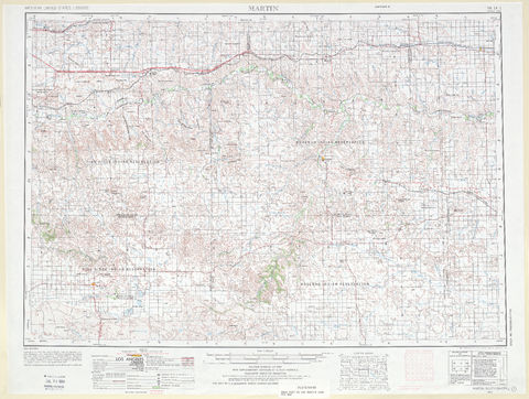 Area around Martin in the United States