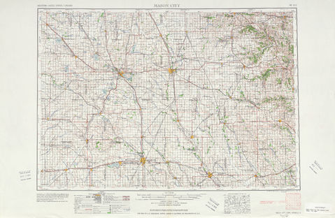 Región alrededor de Mason City en Estados Unidos