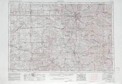 Región alrededor de Lincoln en Estados Unidos