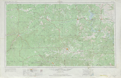Región alrededor de Llano en Estados Unidos