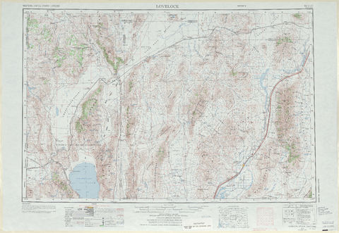 Región alrededor de Lovelock en Estados Unidos