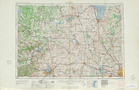 Región alrededor de Madison en Estados Unidos
