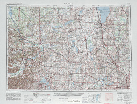 Región alrededor de Madison en Estados Unidos