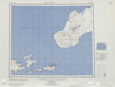 Región alrededor de Unimak en Estados Unidos