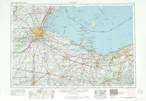 Area around Toledo in the United States