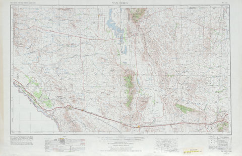 Región alrededor de Van Horn en Estados Unidos