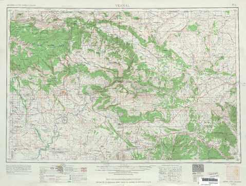 Región alrededor de Vernal en Estados Unidos