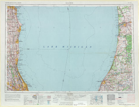 Región alrededor de Racine en Estados Unidos