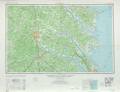 Región alrededor de Richmond en Estados Unidos