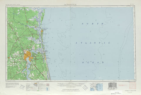 Area around Jacksonville in the United States