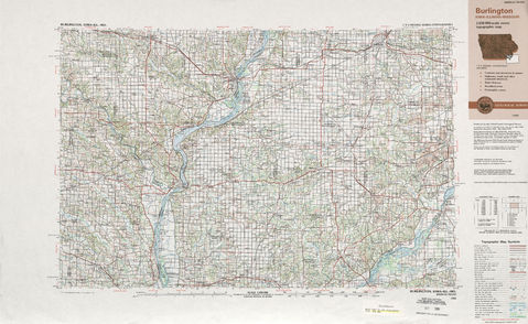 Area around Burlington in the United States