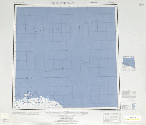 Area around Barter Island in the United States