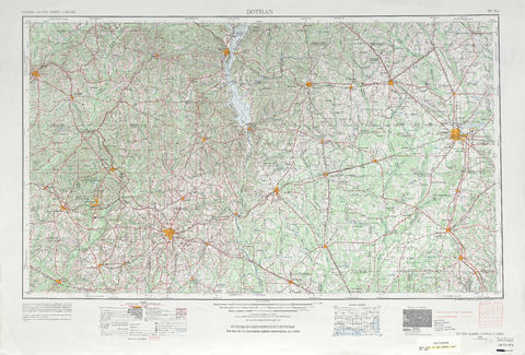 Región alrededor de Dothan en Estados Unidos