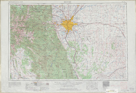 Area around Denver in the United States