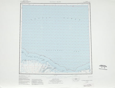 Area around Flaxman Island in the United States