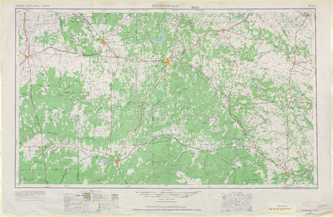 Región alrededor de Brownwood en Estados Unidos