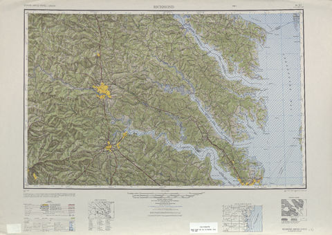 Area around Richmond in the United States