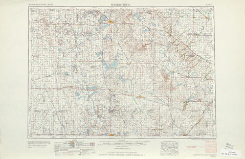 Area around Watertown in the United States
